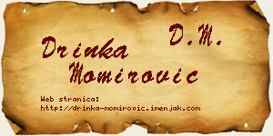Drinka Momirović vizit kartica
